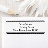 Étiquettes d'adresse de retour personnalisées - no (En situation)