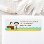 Étiquettes d'adresse de retour pirate (En situation)