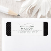 ÉTIQUETTES D'ADRESSE DE RETOUR :: point mod 7 (En situation)