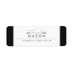 ÉTIQUETTES D'ADRESSE DE RETOUR :: point mod 7