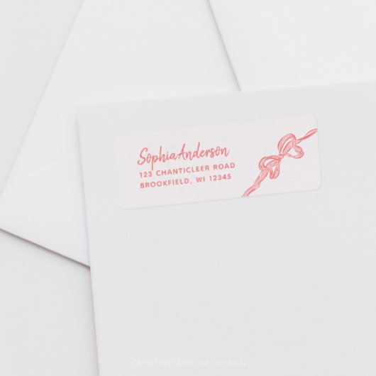 Étiquettes d'adresse de retour pour baby shower av