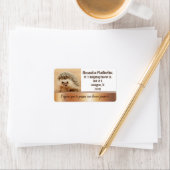 Étiquettes d'adresse de retour pour le Jour Mervei (En situation)