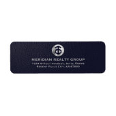 Étiquettes d'adresse de retour pour l'entreprise i (Devant)