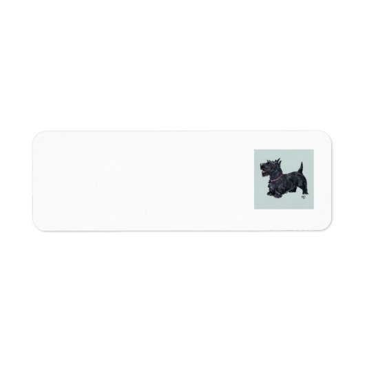 Étiquettes d'adresse de retour SCOTTIE (Devant)