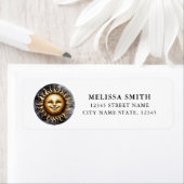 Étiquettes d'adresse de retour Sun (En situation)