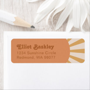 Étiquettes d'adresse de retour Sun   Étiquette de 