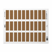 Étiquettes d'adresse de retour sur mesure glisser- (Feuille entière)