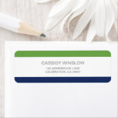 Étiquettes d'adresse de retour tout simple / Chic  (En situation)