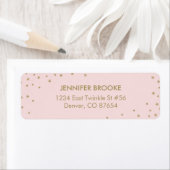 Étiquettes d'adresse de retour Twinkle Little Star (En situation)