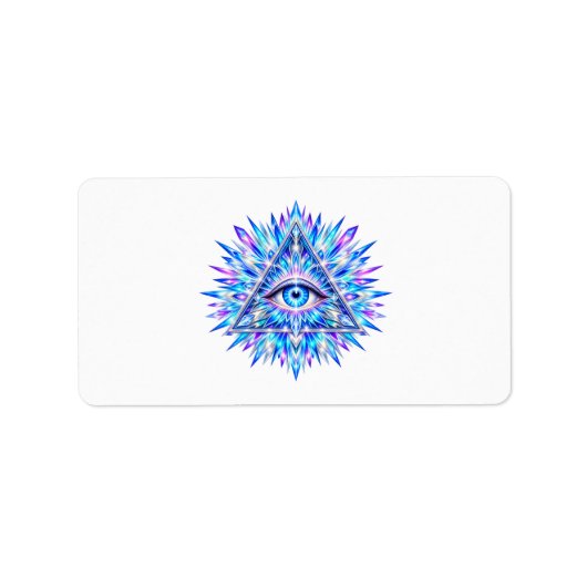 Étiquettes d'adresse de Triangle Arctique Eye (Devant)