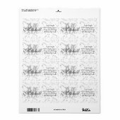 Étiquettes d'adresse d'expédition en terrazzo pers (Feuille entière)