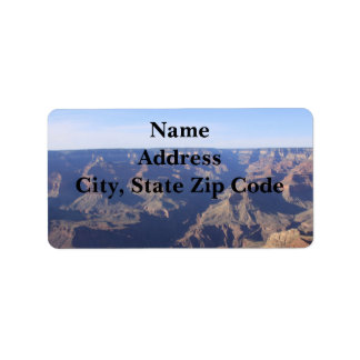 Étiquettes d'adresse du Grand Canyon