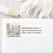 Étiquettes d'adresse DUMBO Brooklyn (En situation)