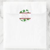 Étiquettes d'adresse Houx de Noël (Sac)