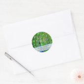 Étiquettes d'adresse Paon (Enveloppe)