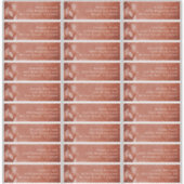 Étiquettes d'adresse pour invités 'Tombez amoureux (Devant)