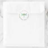 Étiquettes d'adresse rondes (Sac)