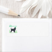 Étiquettes d'adresse Saint-Patrick Affenpinscher (En situation)