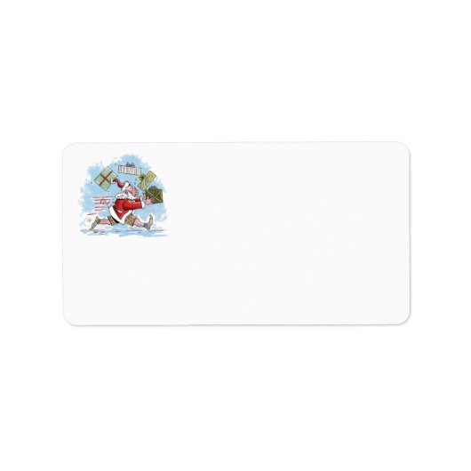 étiquettes d'adresse Santa Unprepared (Devant)