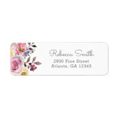 Étiquettes d'adresse simplement jolies (Devant)