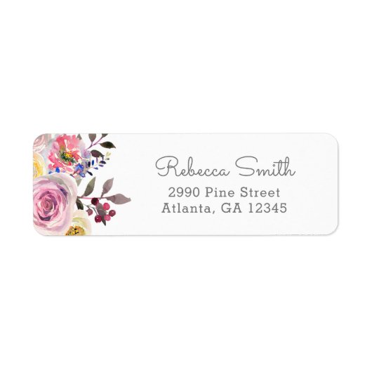 Étiquettes d'adresse simplement jolies (Devant)