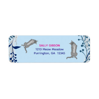 Étiquettes d'adresse Whiskers & Vows Shades of For