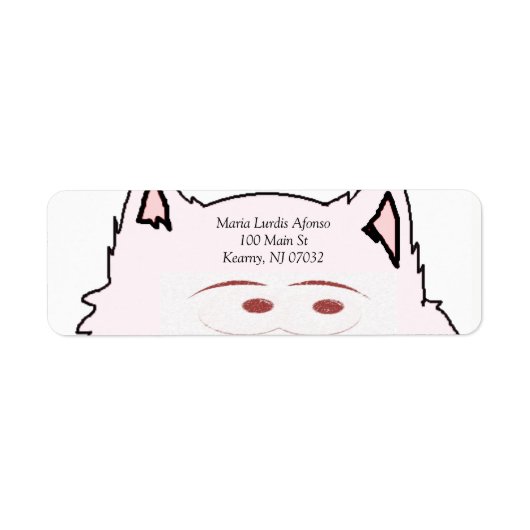 Étiquettes d'adresses (Devant)