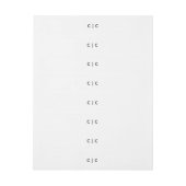 Étiquettes d'adresses (Feuille)