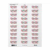 Étiquettes d'adresses (Feuille entière)