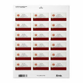 Étiquettes d'adresses (Feuille entière)