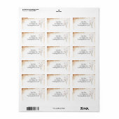 Étiquettes d'adresses (Feuille entière)