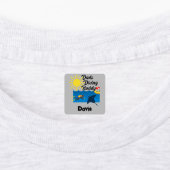 Étiquettes Dads Diving Buddy Design - Vêtements pour petits C (Apposé)