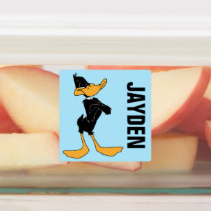 Étiquettes DAFFY DUCK™ avec une couleur croisée des bras