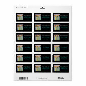 Étiquettes d'Amis Forever (Feuille entière)