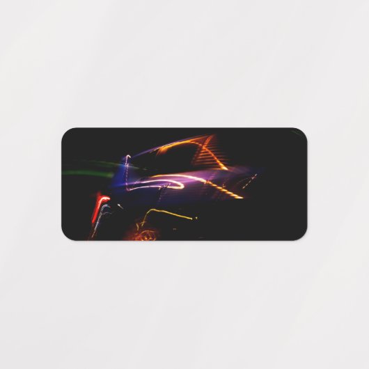 Étiquettes danse de voiture violette (Design 2)