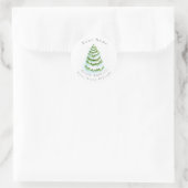 Étiquettes d'arbre d'hiver à l'aquarelle (Sac)