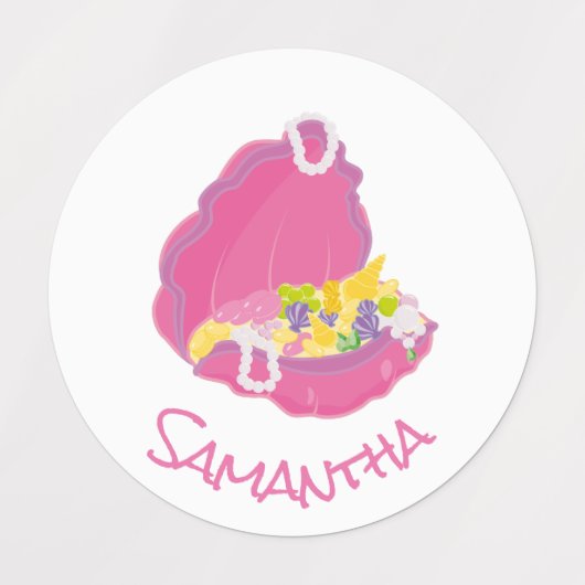 Étiquettes d'autocollants de sirène (Design 2)