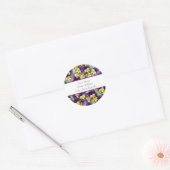 étiquettes de 'Abstrait Watercolor Pansies' (Enveloppe)