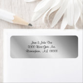 Étiquettes de adresse à l'apparence d'eau douce (En situation)