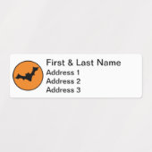 Étiquettes de adresse amusants - Halloween (Design 1)