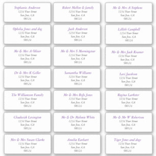 Étiquettes de adresse bénéficiaires ordinaires