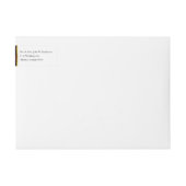 Étiquettes de adresse Brown d'enveloppes de clonag (Devant)