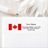 ÉTIQUETTES DE ADRESSE CANADIENS DES DRAGNOIRES (En situation)