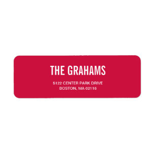 Étiquettes de adresse chics contemporains - frambo