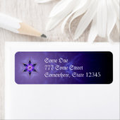 Étiquettes de adresse Cold Starlight (En situation)