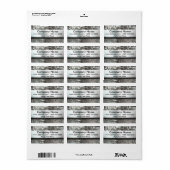 Étiquettes de adresse D'Adresse De La Mosaïque Et  (Feuille entière)