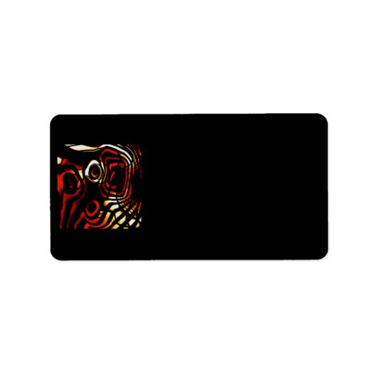 Étiquettes de adresse d'art Abstraits (Devant)