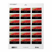 Étiquettes de adresse de automne (Feuille entière)