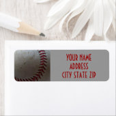 Étiquettes de adresse de baseball (En situation)