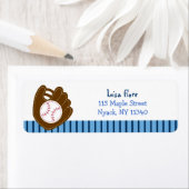 Étiquettes de adresse de bébé de base-ball (En situation)